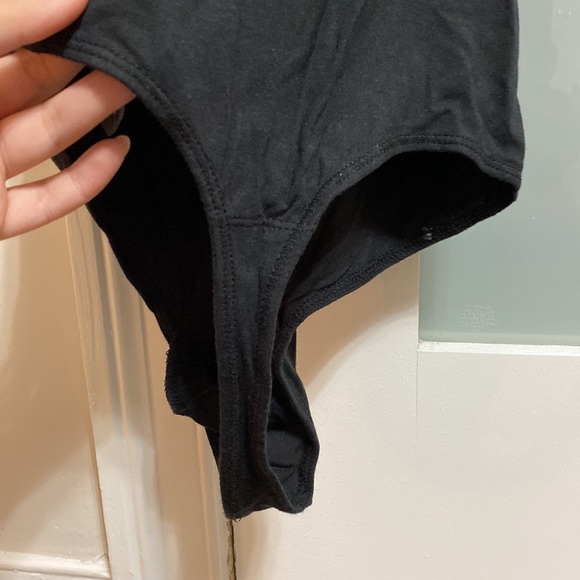 Abercrombie & Fitch Black Cross over Bodysuit - Picture 5 of 7